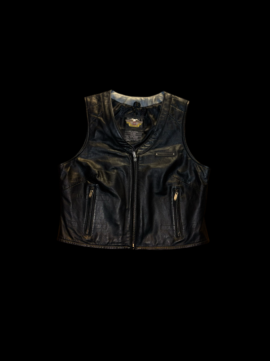 VTG Harley-Davidson leather vest (W)